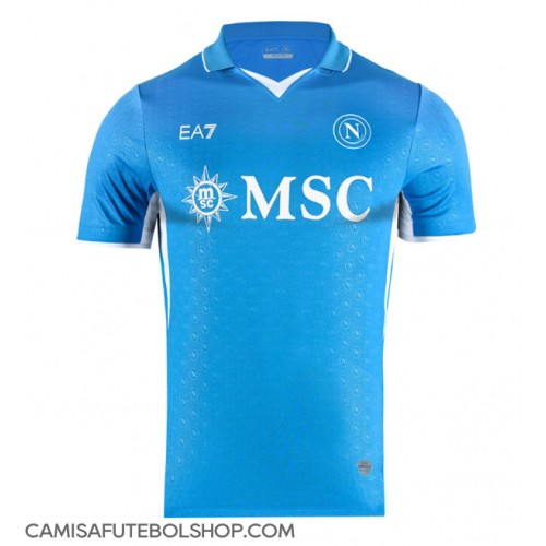 Camisa de time de futebol SSC Napoli Replicas 1º Equipamento 2024-25 Manga Curta